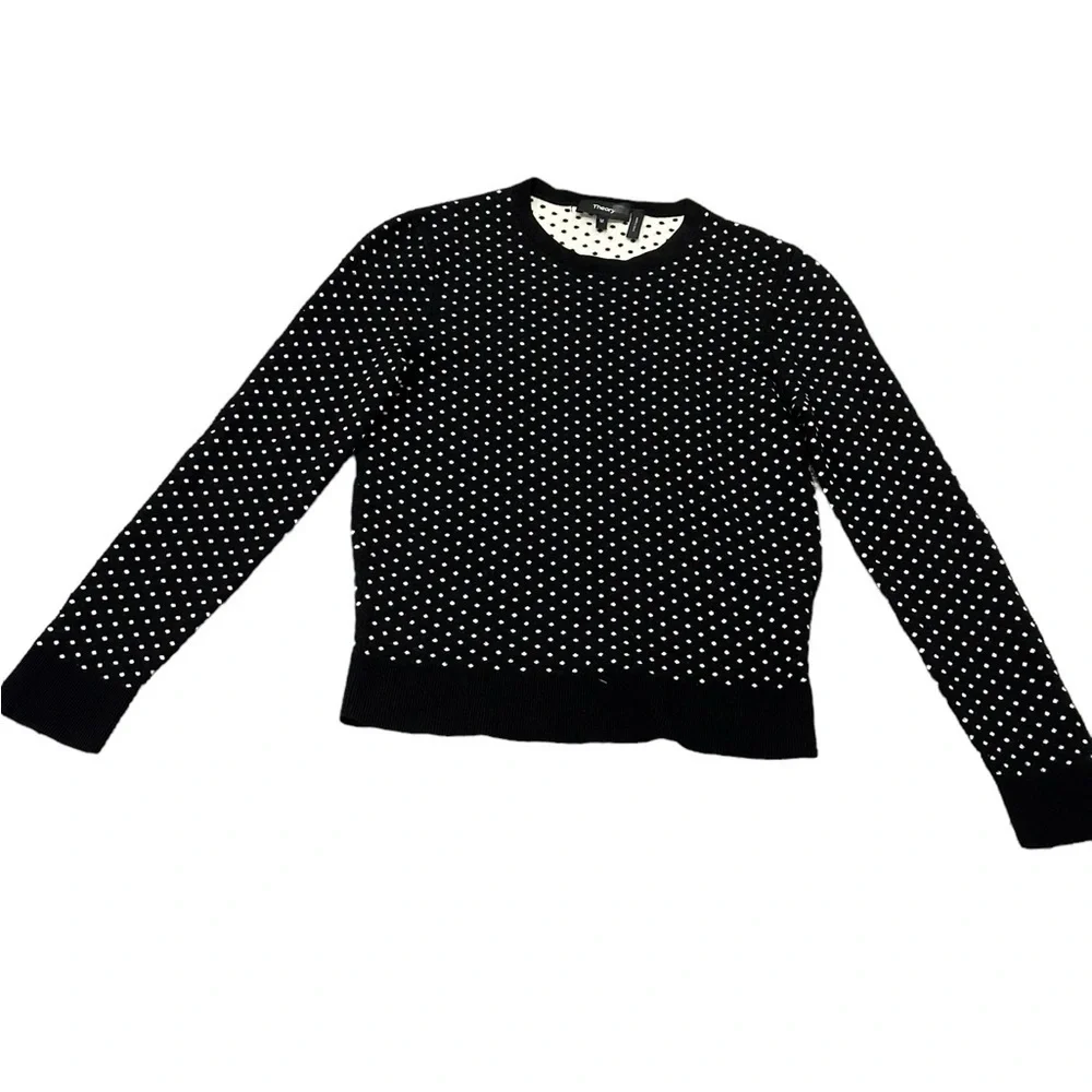 Theory Polka Dot Women’s Sweater Tag Size M